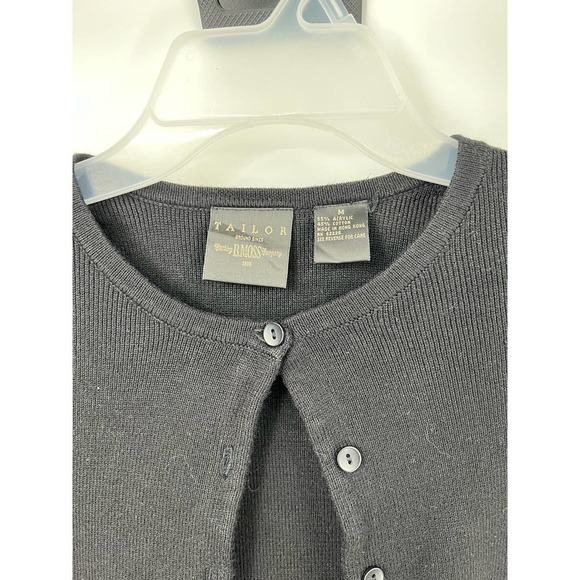 Taylor Clothing B MOSS Company Black Sweater Size M - Picture 2 of 3